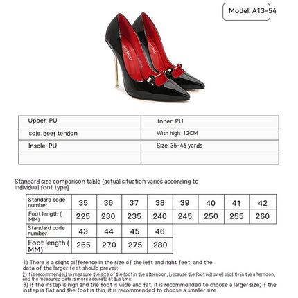 Women's High Heel Pumps Pointed Toe Slip On Stiletto Heels Shoes