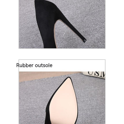 Women's Stiletto Platform High Heels Pointed Closed Toe Sexy Pumps