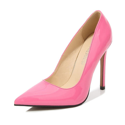 Women's Classic Pumps Pointed Toe Stiletto Slip On High Heels Dress Pump Shoes