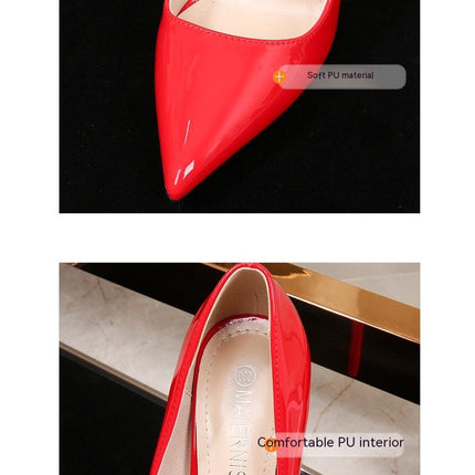 Women Pumps, Pointed Toe High Heel Party Stiletto Heels Shoes Model F