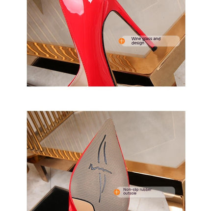 Women Pumps, Pointed Toe High Heel Party Stiletto Heels Shoes Model F