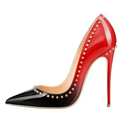 Women's Stiletto High Heels Shoes Pointy Toe Slip On Pumps