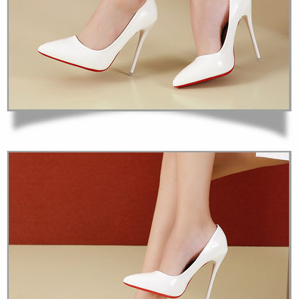 Women's Pointed Toe Slip on Stilettos Party Wedding Pumps