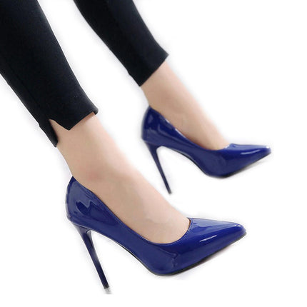 Women's Pumps Pointy Toe Dress Shoes Slip on Stiletto Pumps Model H