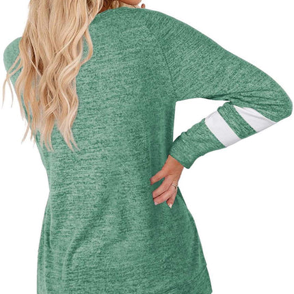 Women's Casual Long Sleeve Tunic Tops Crew Neck Shirt Blouses