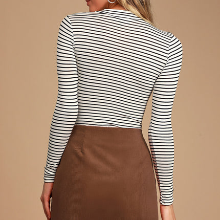 Women's Button Mini Skirt Bodycon Corduroy Pencil Skirts