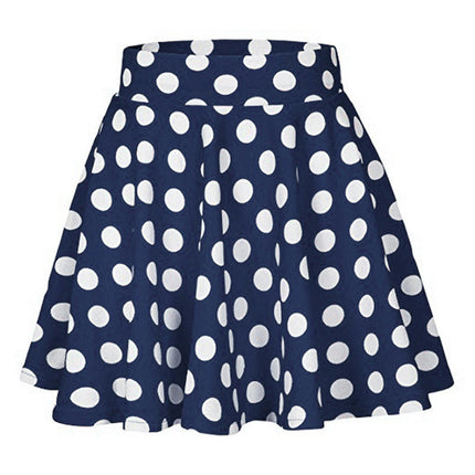 Women's Print Summer Skirt High Waist Flared A-Line Mini Skirts