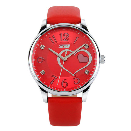 Watches for Women Quartz Leather Strap Waterproof Watch