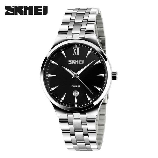 Couple Watch Men and Women Quartz Stainless Steel Strap Waterproof Watches