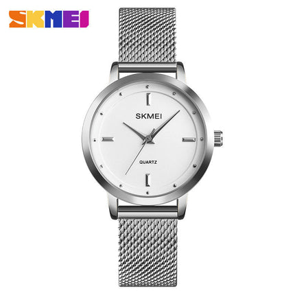 Women's Stainless Steel Mesh Strap Wrist Watch Analog Quartz Watch