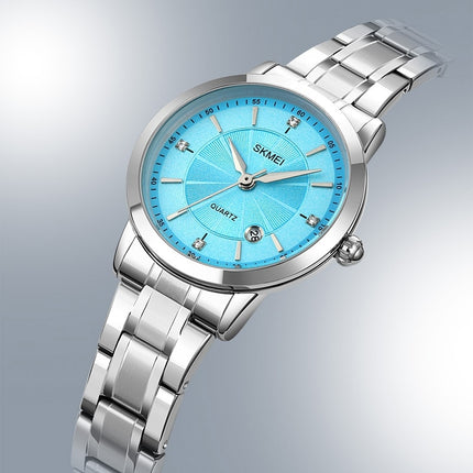 Women Watches Stainless Steel Waterproof Analog Date Watch