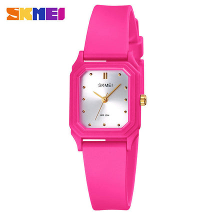 Women Wrist Watch, Square Quartz Waterproof Ultra-Thin Analog Watches for Girls Students