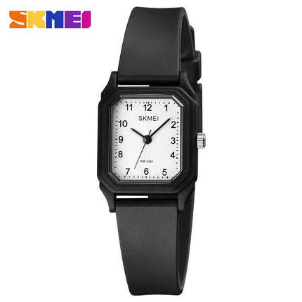 Women Wrist Watch, Square Quartz Waterproof Ultra-Thin Analog Watches for Girls Students