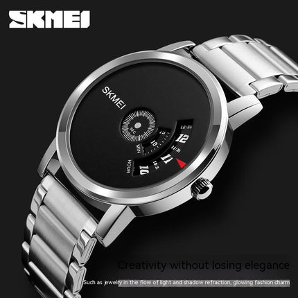 Men's Wrist Watches, Stainless Steel Quartz Waterproof Watches for Men