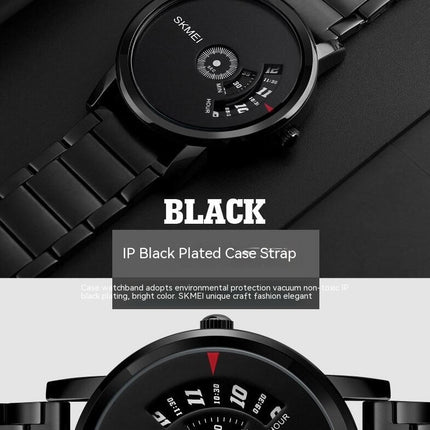 Men's Wrist Watches, Stainless Steel Quartz Waterproof Watches for Men