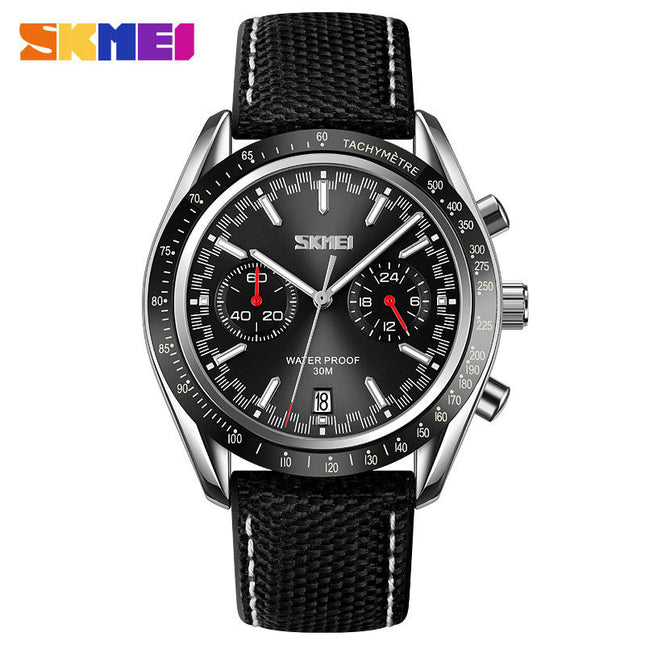 Classic Fashion Chronograph Watch Casual Sport Waterproof Calendar Men's Watches