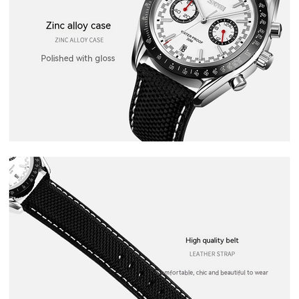 Classic Fashion Chronograph Watch Casual Sport Waterproof Calendar Men's Watches