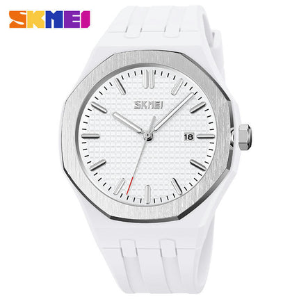 Waterproof Casual Silicone Strap Women Men Quartz Watches With Date