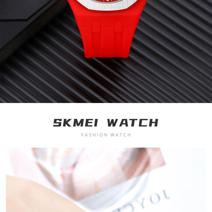 Waterproof Casual Silicone Strap Women Men Quartz Watches With Date