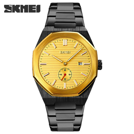 Men's Watches Analog Quartz Business Watch Stainless Steel Date Waterproof Watch for Men