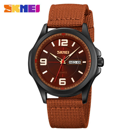 Men's Fashion Watch Luminous Analog Quartz Waterproof Casual Wristwatch