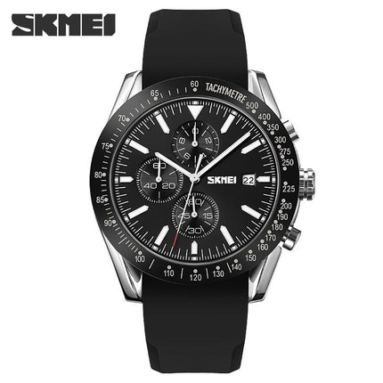 Men's Watches Quartz Stainless Steel Chronograph Waterproof Date Wrist Watch