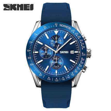 Men's Watches Quartz Stainless Steel Chronograph Waterproof Date Wrist Watch