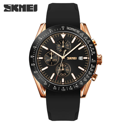 Men's Watches Quartz Stainless Steel Chronograph Waterproof Date Wrist Watch