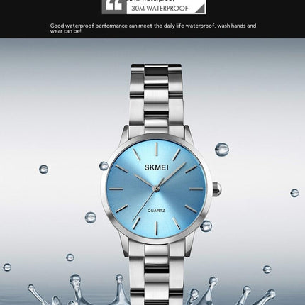 Women's Watches, Stainless Steel Quartz Analog Watch Waterproof Watch for Women