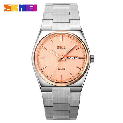 Men's Watch Analog Quartz Stainless Steel Waterproof Day and Date Business Wrist Watch