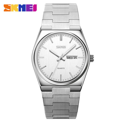 Men's Watch Analog Quartz Stainless Steel Waterproof Day and Date Business Wrist Watch