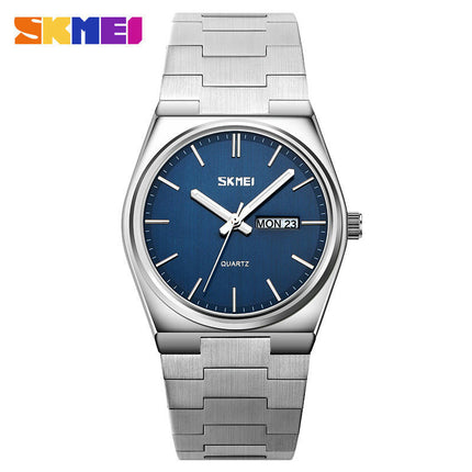 Men's Watch Analog Quartz Stainless Steel Waterproof Day and Date Business Wrist Watch