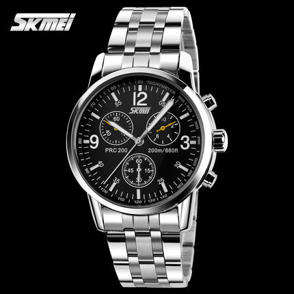 Men's Watches Business Quartz Stainless Steel Waterproof Luminous Wrist Watch