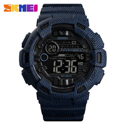 Military Digital Watch Man's waterproof Luminous Display Stopwatch Sport Date Watch