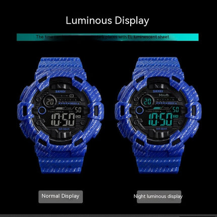 Military Digital Watch Man's waterproof Luminous Display Stopwatch Sport Date Watch