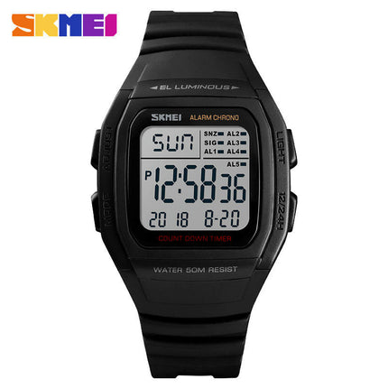 Men's Sport Digital Watches, Waterproof  LED Backlight/Alarm/Stopwatch Wrist Watches