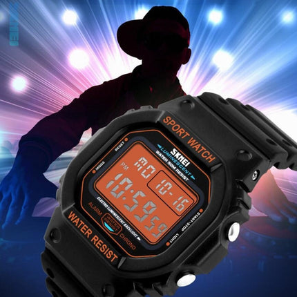 Digital Watch for Men Outdoor Sports Stopwatch Alarm Waterproof Wristwatch