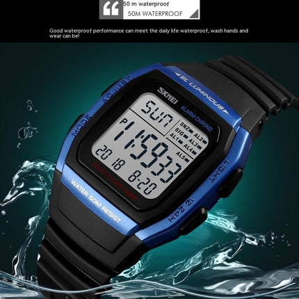 Men's Sport Digital Watches, Waterproof  LED Backlight/Alarm/Stopwatch Wrist Watches