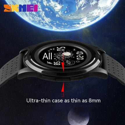 Men's Digital Sports Watch Waterproof Watches with LED Back Light Alarm Watch