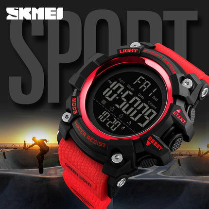 Men's Sports Military Stopwatch LED Backlight Waterproof Digital Watch