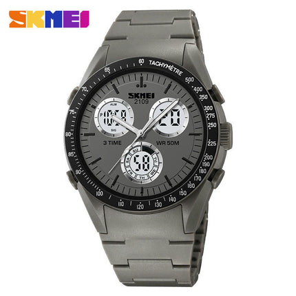 Men's Waterproof Sports Wrist Watch Date LED Alarm Stopwatch Digital Watches