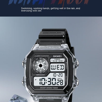 Men's Multifunction Outdoor Sports Watch LED Digital Square Watches