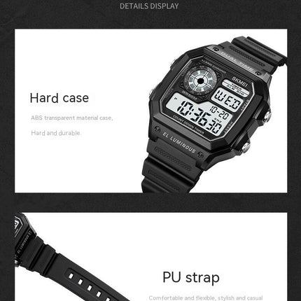 Men's Multifunction Outdoor Sports Watch LED Digital Square Watches