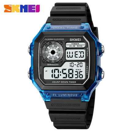 Men's Multifunction Outdoor Sports Watch LED Digital Square Watches