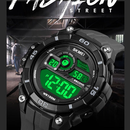 Men's Digital Watch Waterproof Luminous Multifunctional Sport Electronic Watch