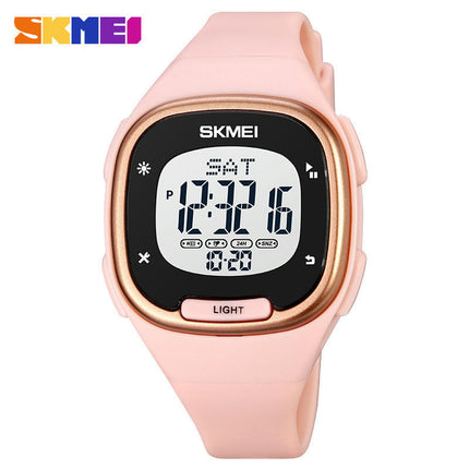 Men's Women's Digital Sport Square Watches with Alarm Stopwatch Waterproof