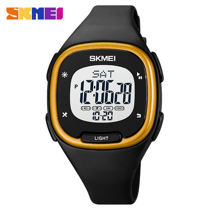 Men's Women's Digital Sport Square Watches with Alarm Stopwatch Waterproof