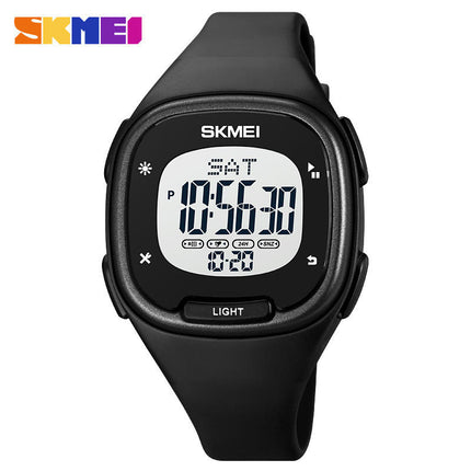 Men's Women's Digital Sport Square Watches with Alarm Stopwatch Waterproof