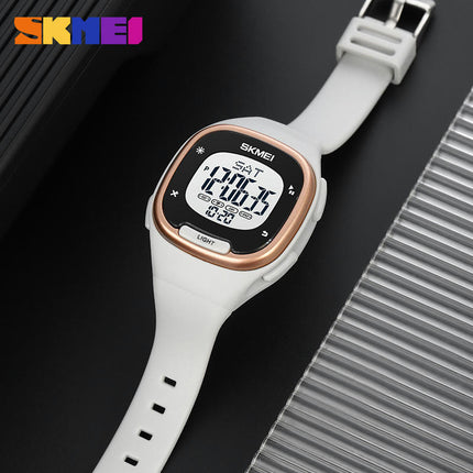 Men's Women's Digital Sport Square Watches with Alarm Stopwatch Waterproof