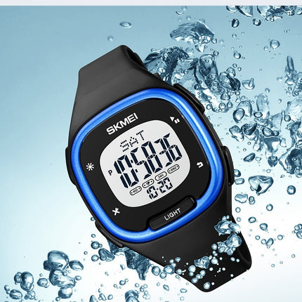 Men's Women's Digital Sport Square Watches with Alarm Stopwatch Waterproof